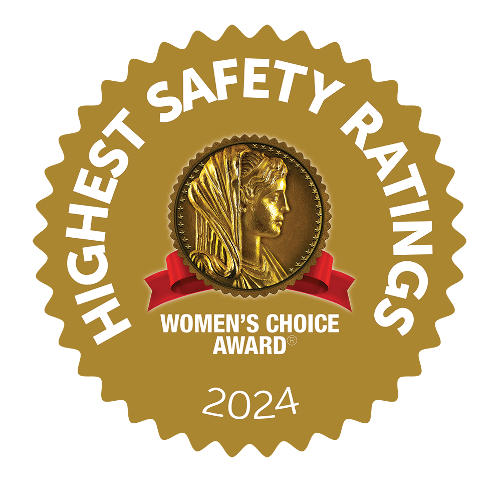 Highest Safety Rating Womens Choice 2024 Award Image