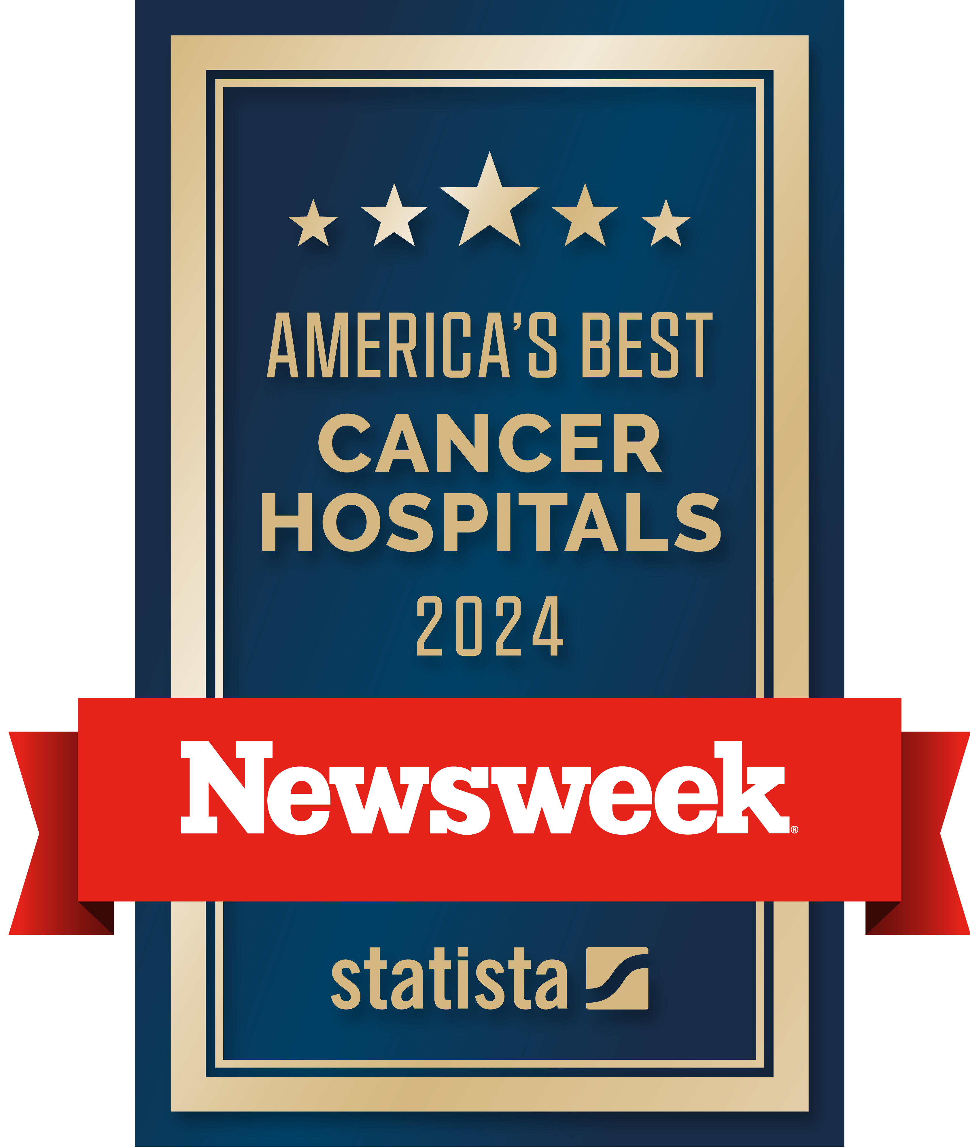 Newsweek America’s Best Cancer Hospitals 2024 Award Image