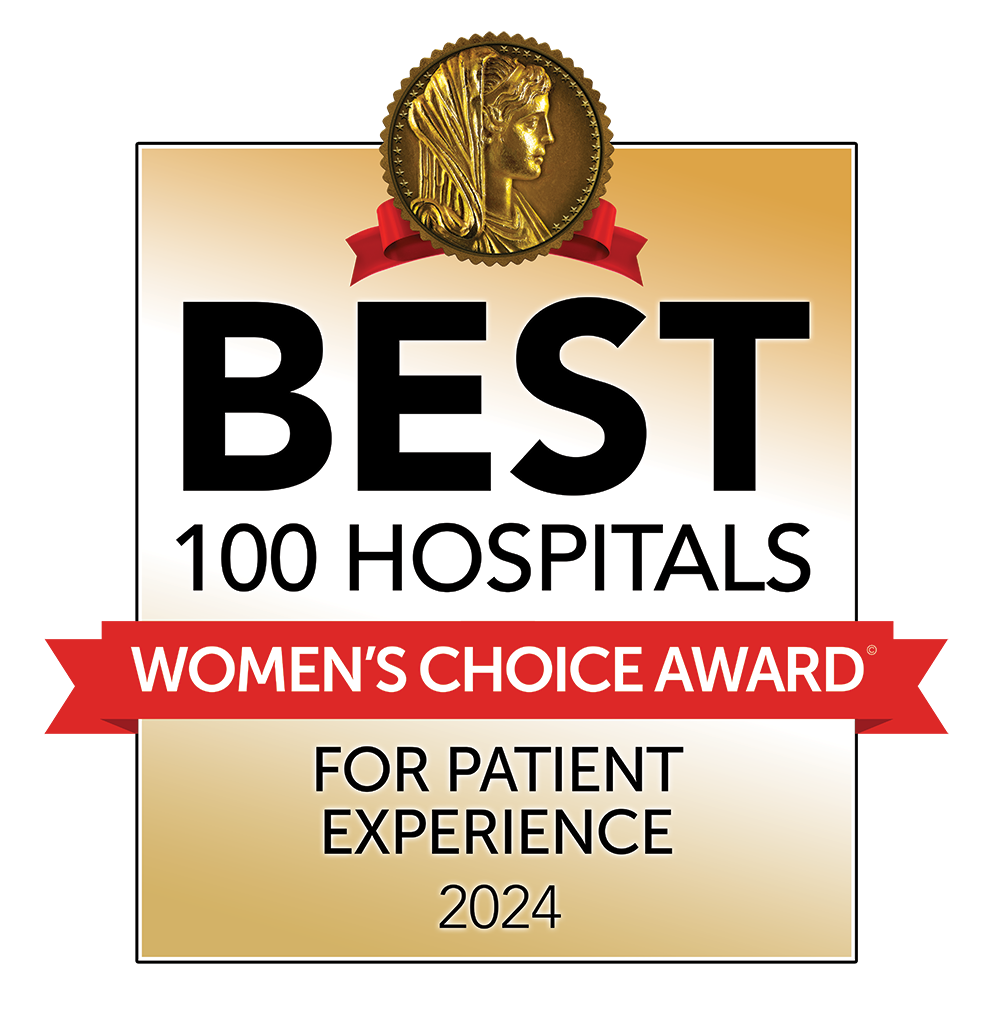 Best 100 Hospitals Women's Choice for Patient Experience Award Image